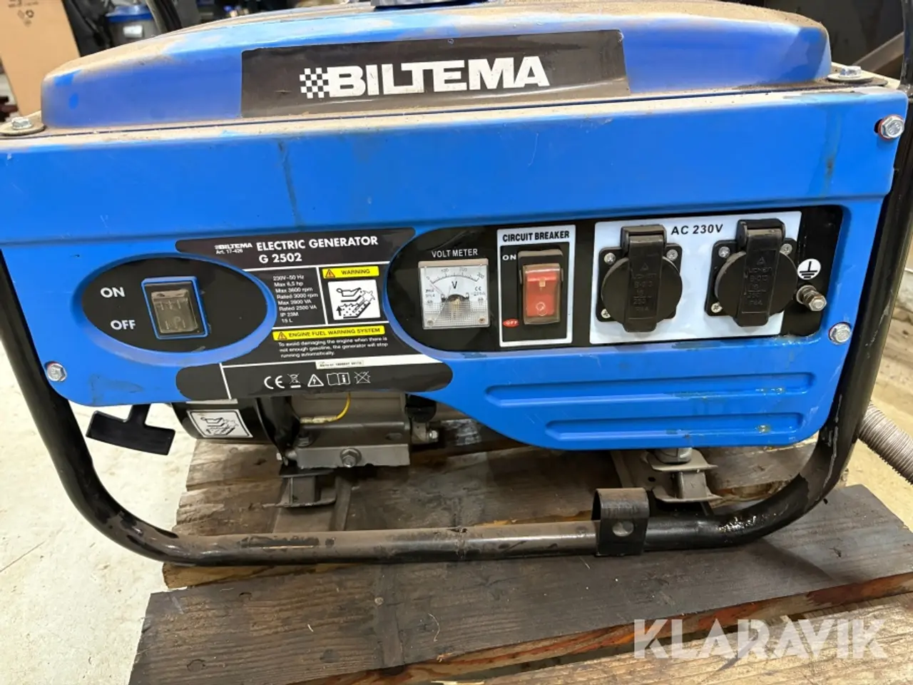 Billede 9 - Generator Biltema G2502