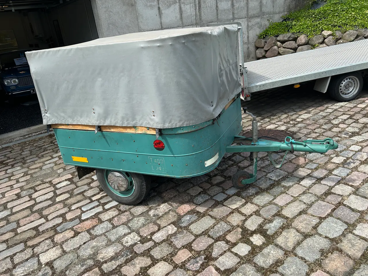 Billede 7 - Brenderup 400 kg trailer årg 1958 med 2 heste