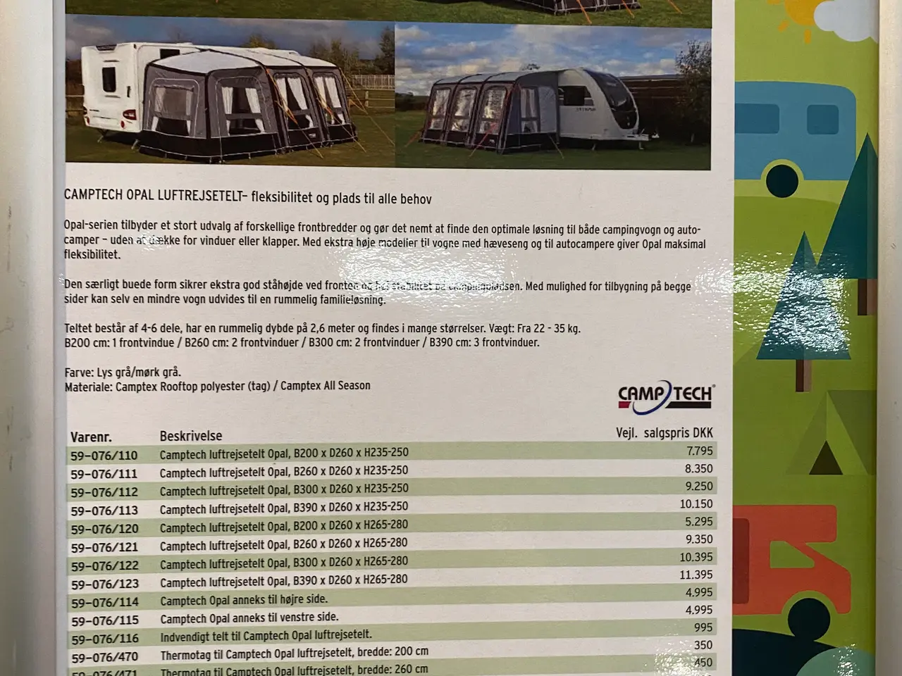 Billede 3 - Camp tech Opal luftrejsetelt 
