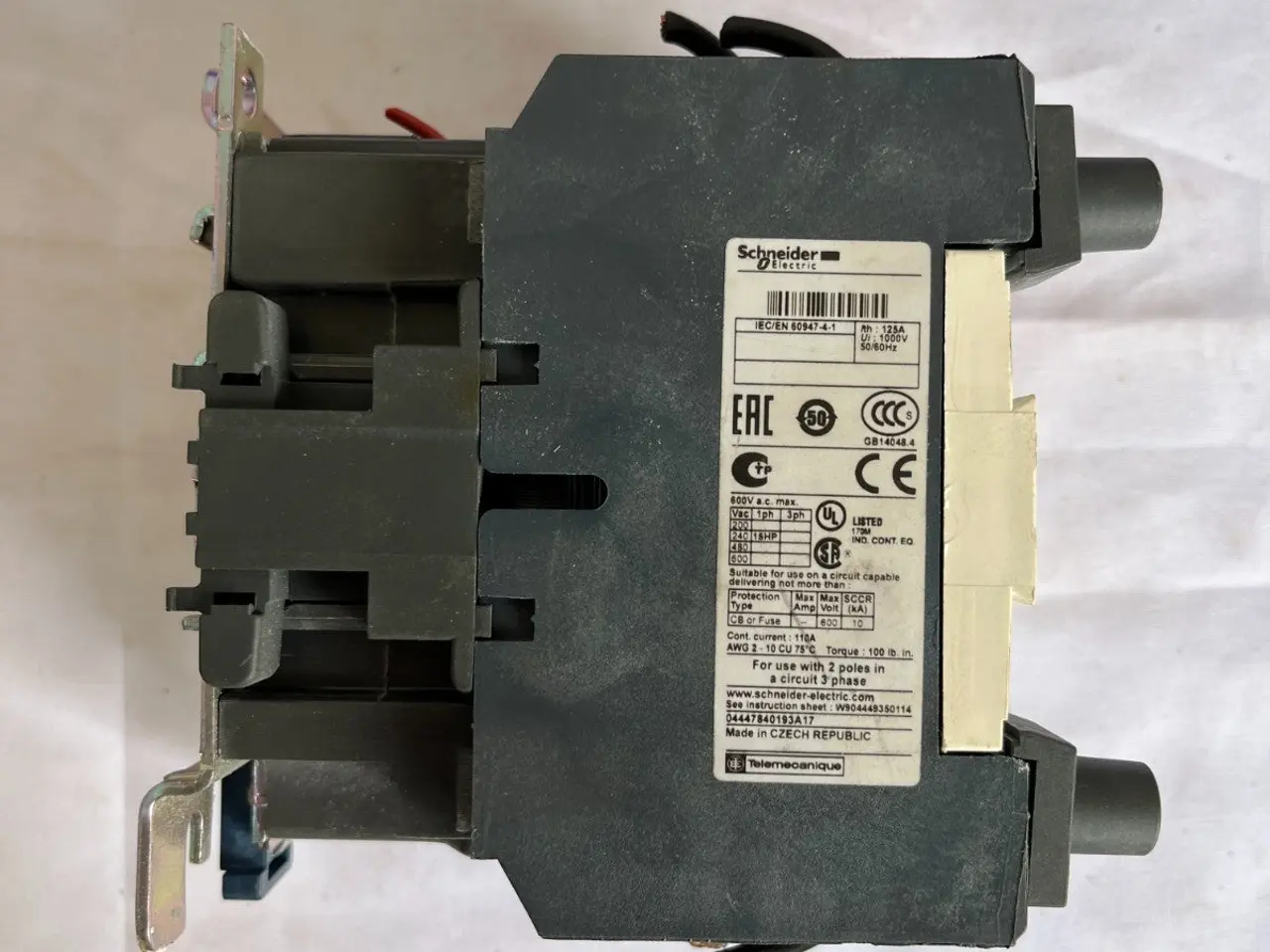 Billede 5 - Schneider Electric LC1D80008 kontaktor 4 Pole AC