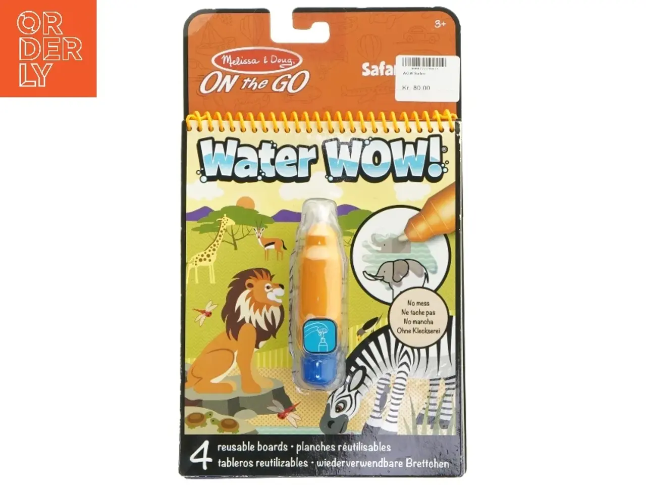 Billede 1 - Melissa and Doug Water Wow Safari vand malebog (str. 25,5x15 cm)