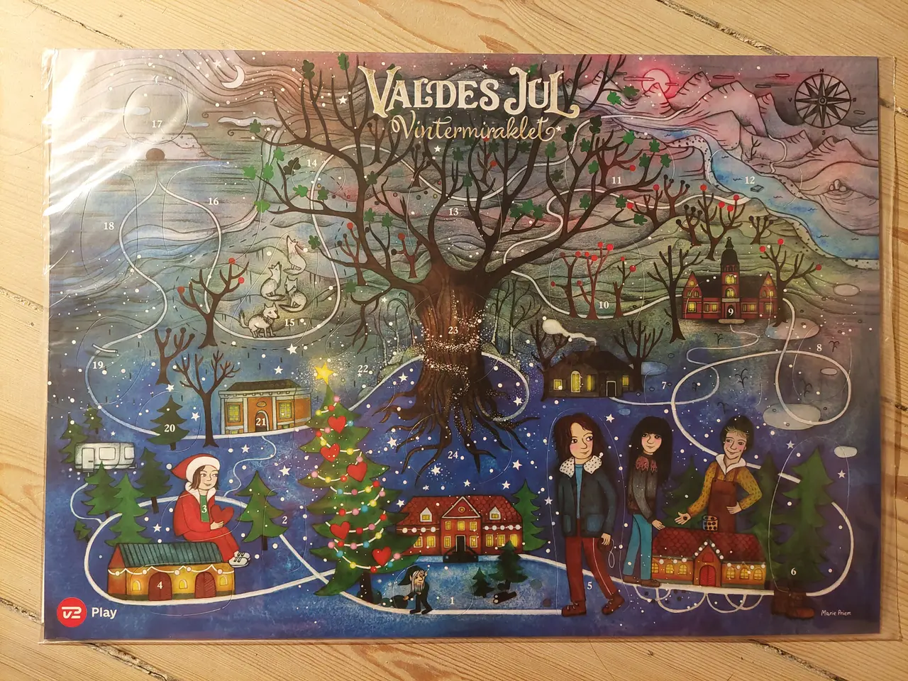 Billede 1 - Uåbnet julekalender: Valdes jul - Vintermiraklet