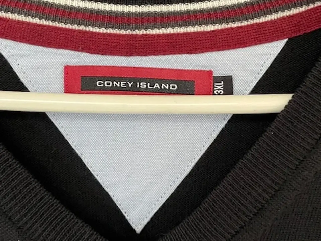 Billede 2 - Coney Island Sort striktrøje 3XL