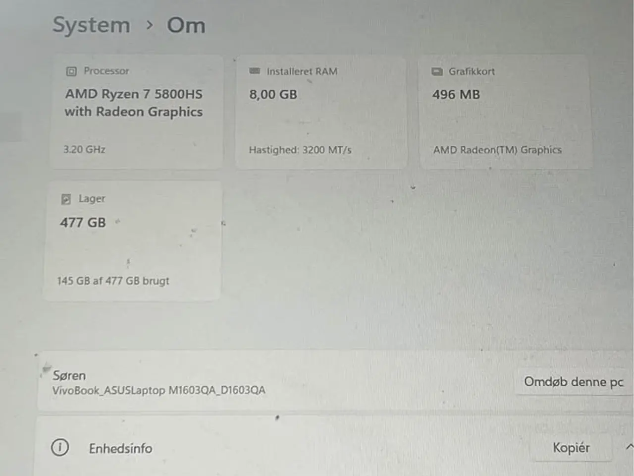 Billede 5 - Asus Vivobook Bærbar