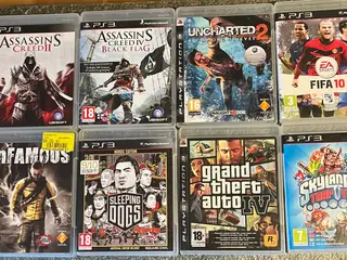 Playstation spil sælges samlet