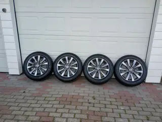 Nye 17" alufælge 5x114,3 ink Bridgestone, TPMS