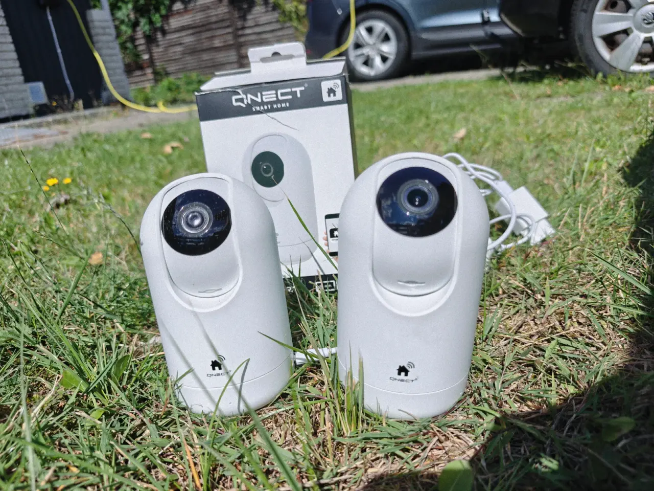 Billede 1 - 3 stk. QNECT Smart Home overvågningskameraer