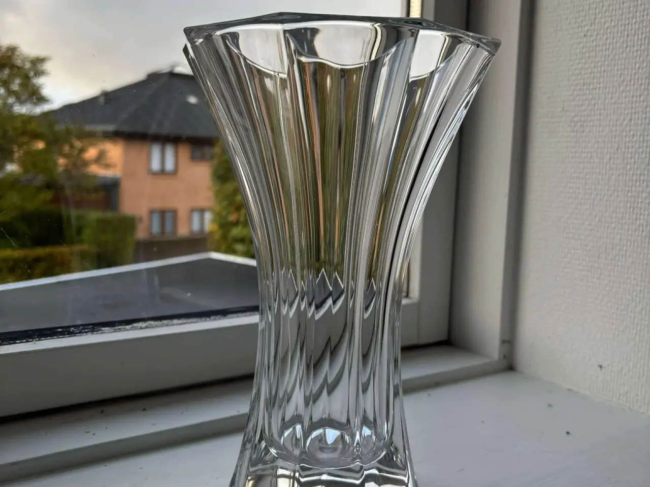 Billede 4 - Flot krystalvase til salg