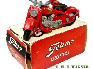TEKNO - Indian MC. med sidevogn og original box