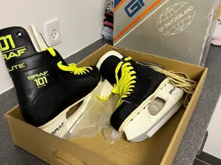 Ishockeyskøjter af mærket Graf, aldrig været brugt