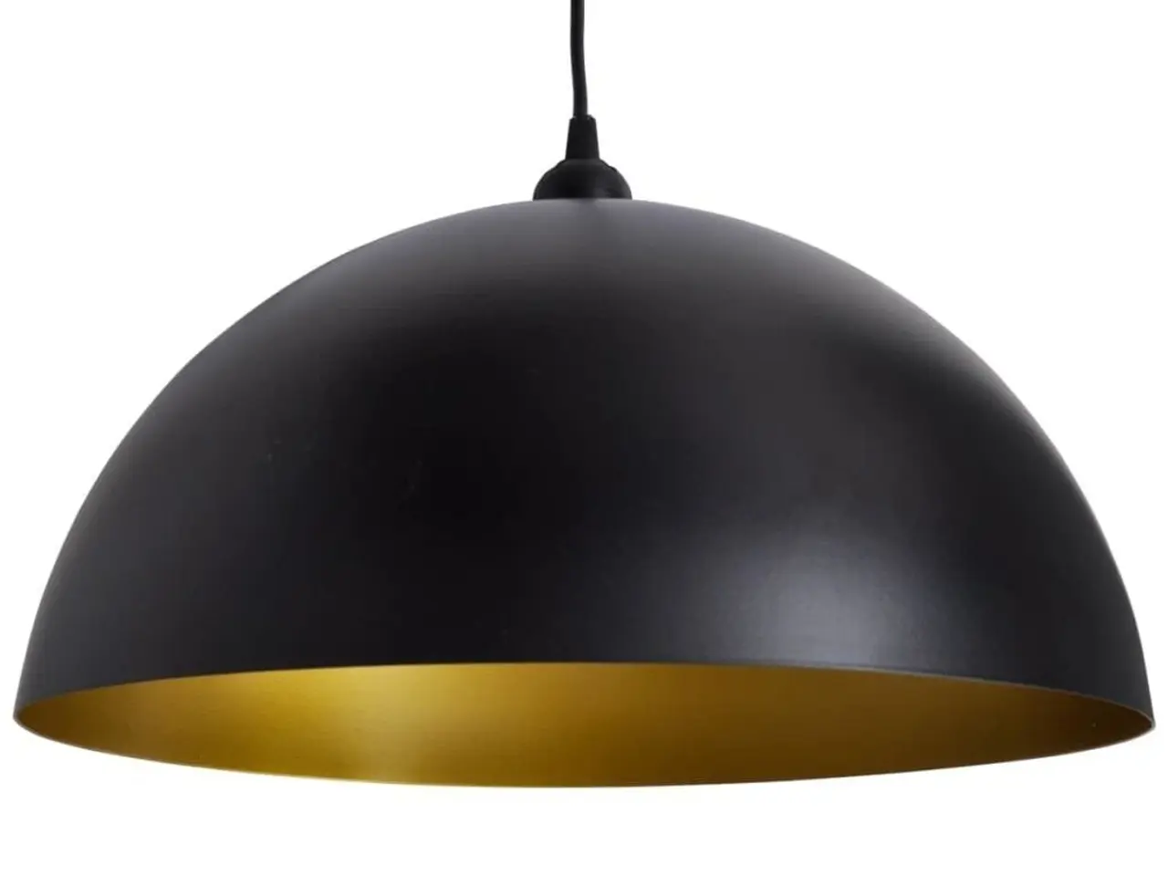 Billede 7 - Loftslampe halvkugle 2 stk. højdejusterbar sort