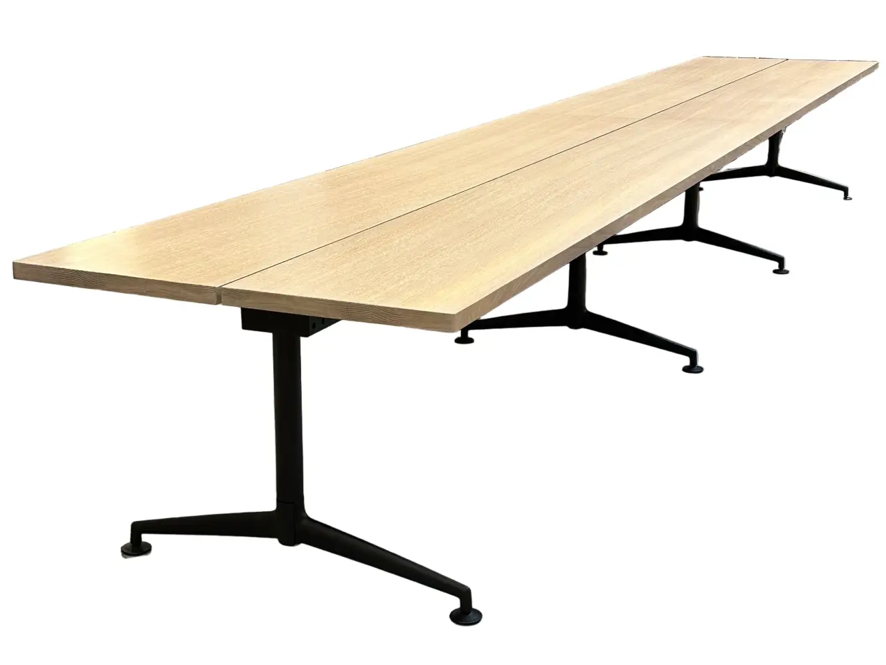 Billede 1 - Brunner fina flex Bord – Natur/Sort Stel 600 cm