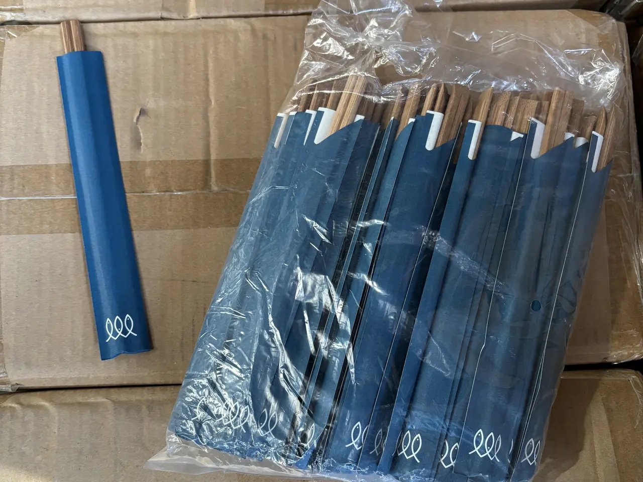 Billede 3 - Spisepinde 100 par i bambus pr pose
