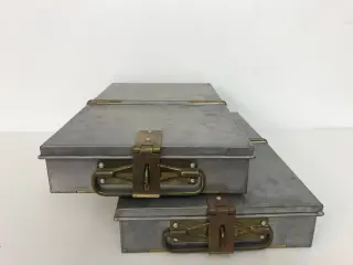 2 stk. vintage bankbokse