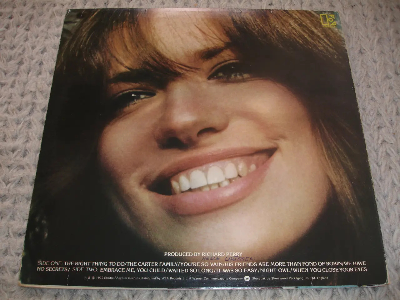 Billede 3 - (Sender gerne) Carly Simon – No Secrets