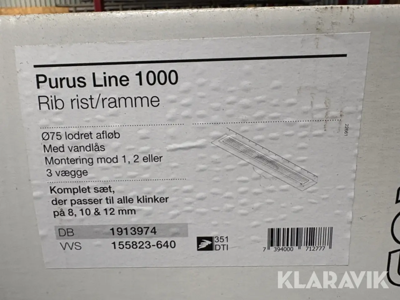 Billede 6 - Unidræn Purus Line 1000 - 3 styks