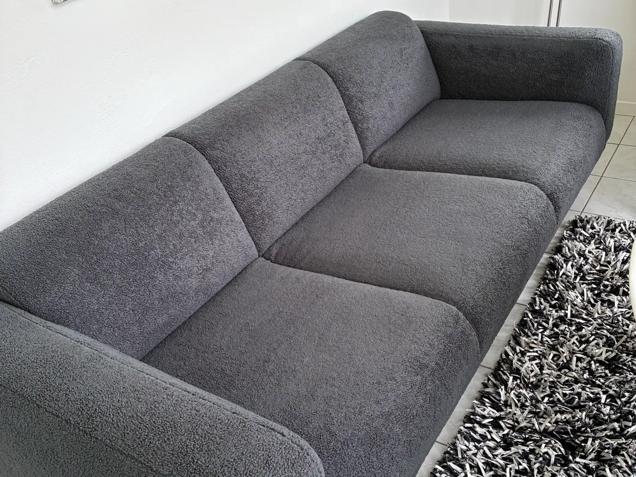 Billede 1 - 3. Pers sofa i mørk plys