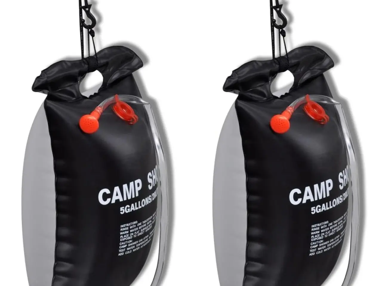 Billede 1 - Solopvarmede campingbrusere - 2 stk. 20 l camp shower