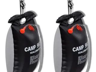 Camp Shower solopvarmede campingbrusere 2 stk. 20 l