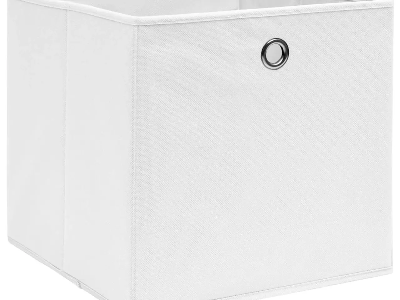 Billede 3 - Opbevaringskasser 10 stk. 32x32x32 stof hvid