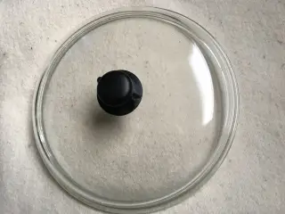 Stort glas grydelåg, Ø 31 cm