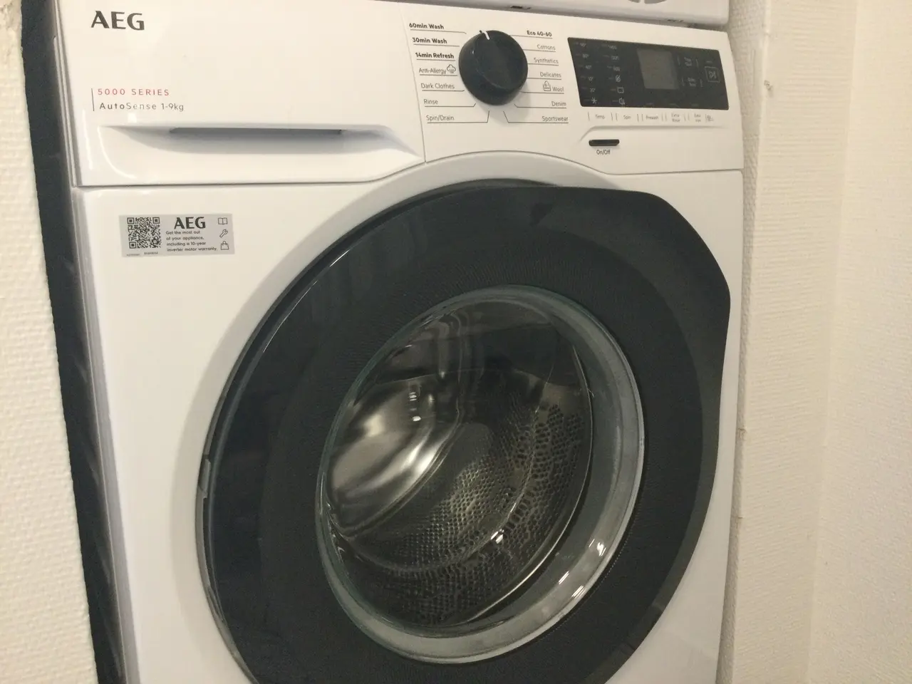 Billede 2 - AEG frontbetjent vaskemaskine 5000-serie LS511P94P