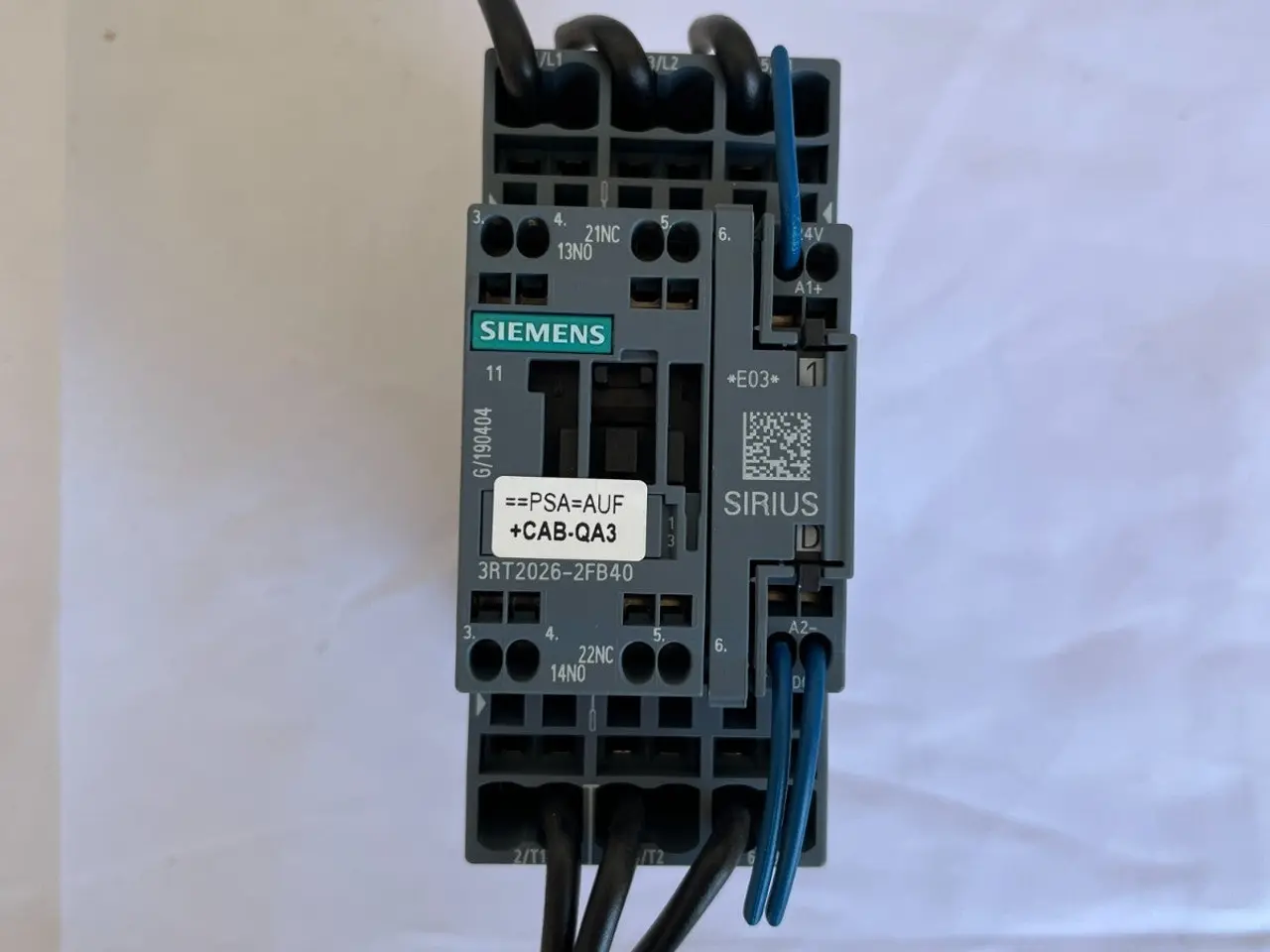 Billede 2 - Siemens 3RT2026-2FB40 SIRIUS kontaktor 3-pole 25A