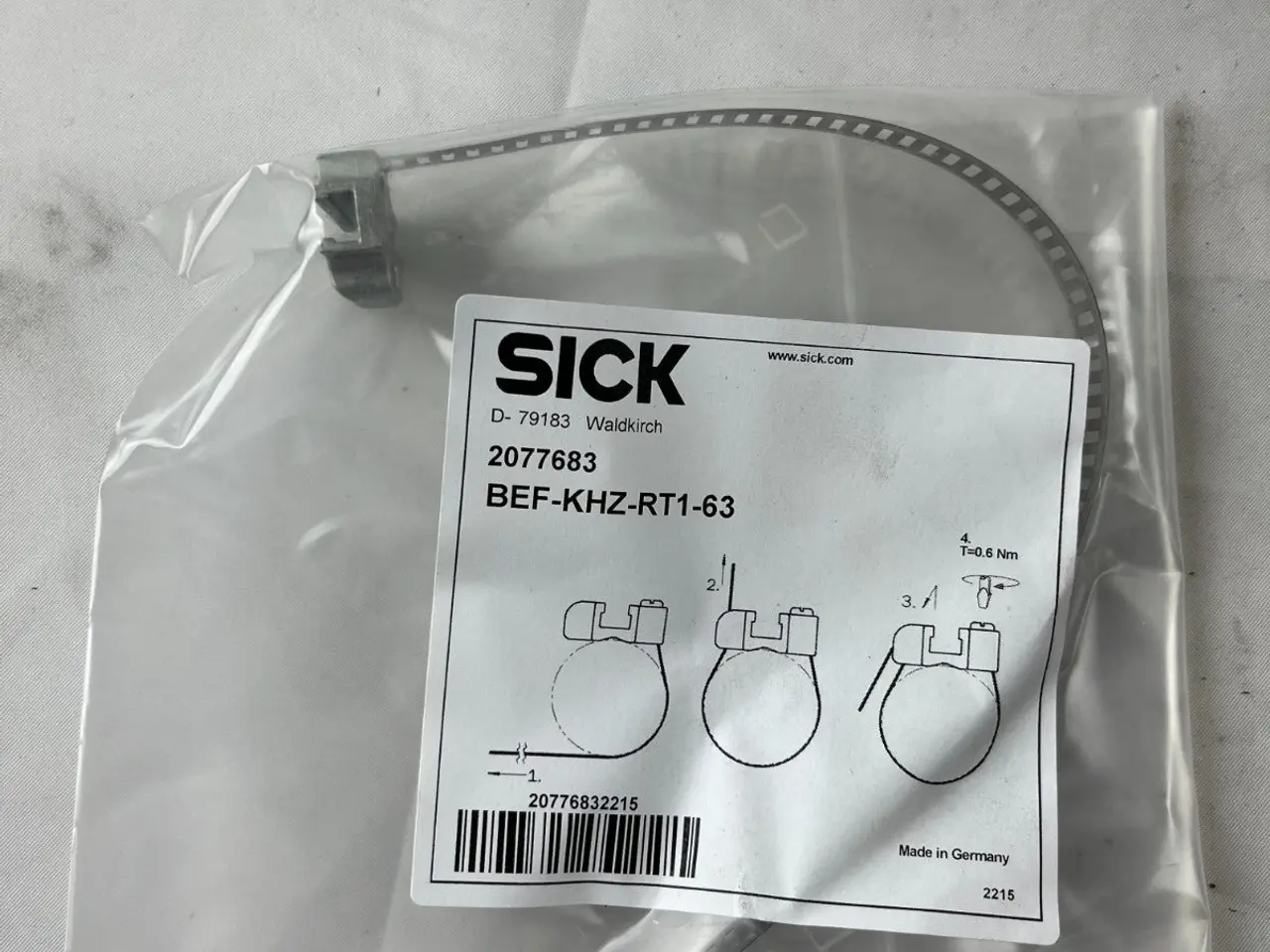 Billede 3 - SICK BEF‑KHZ‑RT1‑63 Mounting Bracket 32–63 mm