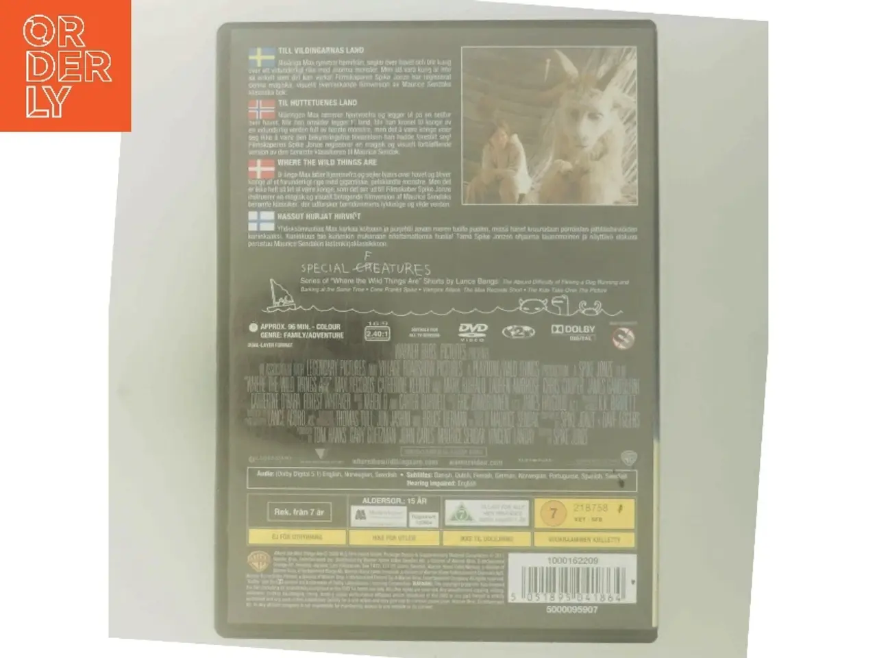 Billede 3 - Where The Wild Things Are DVD                                        <span class="label label-blank pull-right" style="margin-right: