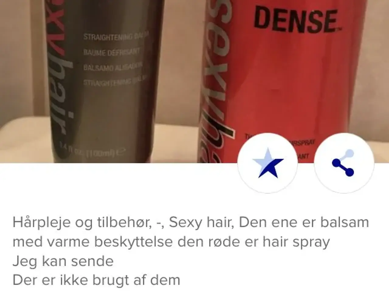 Billede 1 - Hårprodukter