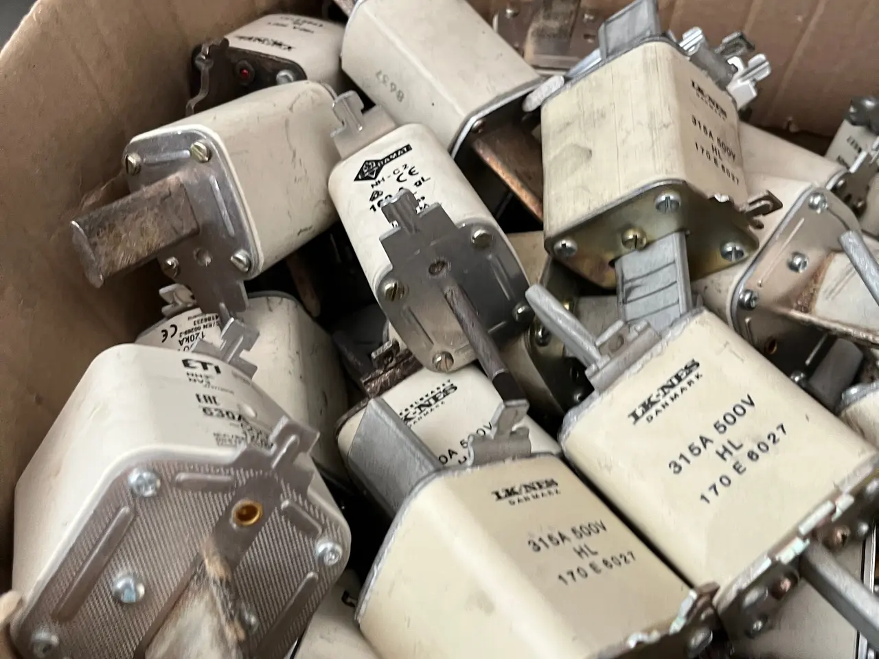 Billede 4 - 315A 500V NH sikringer blandet parti IK-NES ETI