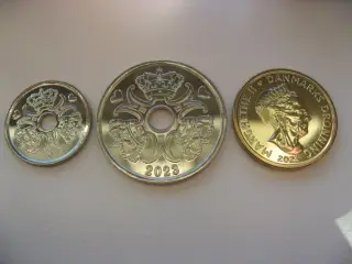Nye/Unc 2023 Mønter 1,5.10 kr fra bankrulle