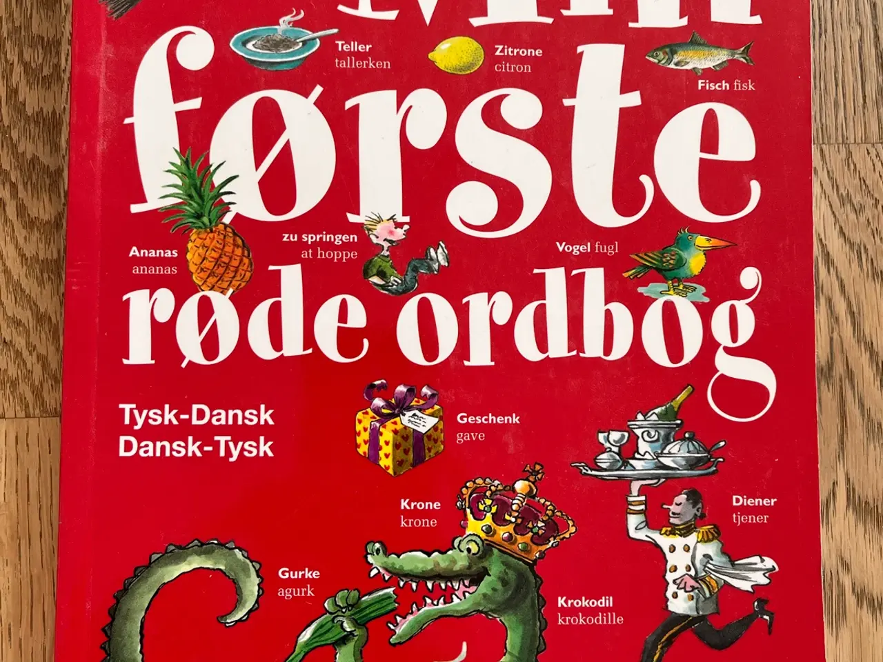Billede 1 - Min første røde ordbog - tysk/dansk