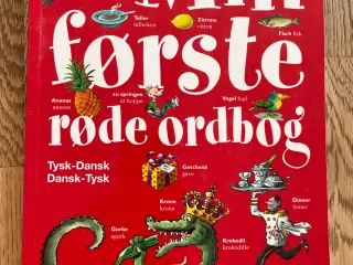Min første røde ordbog - tysk/dansk