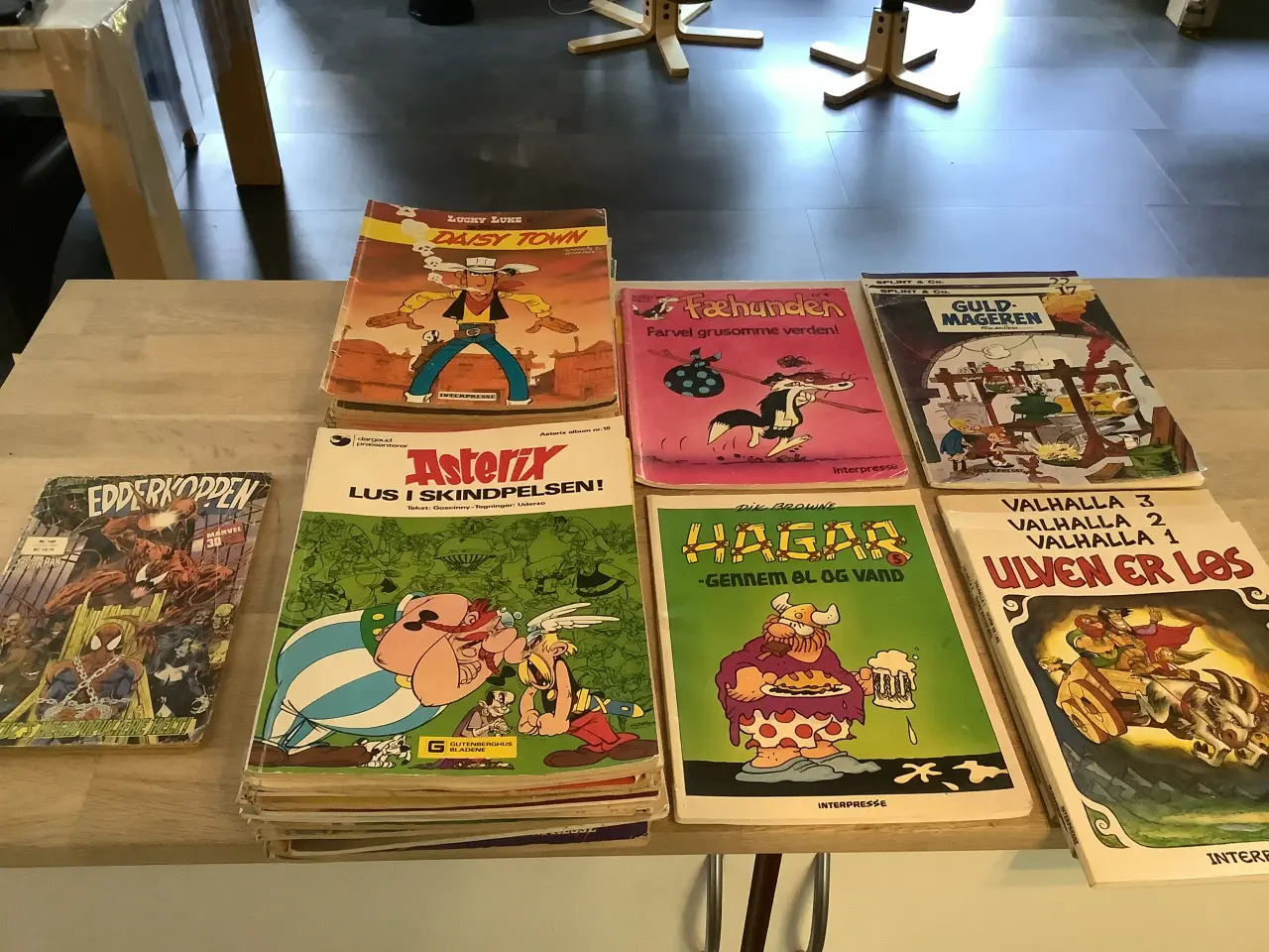 Billede 1 - Gamle tegneserier Asterix, Lucky Luke m.m