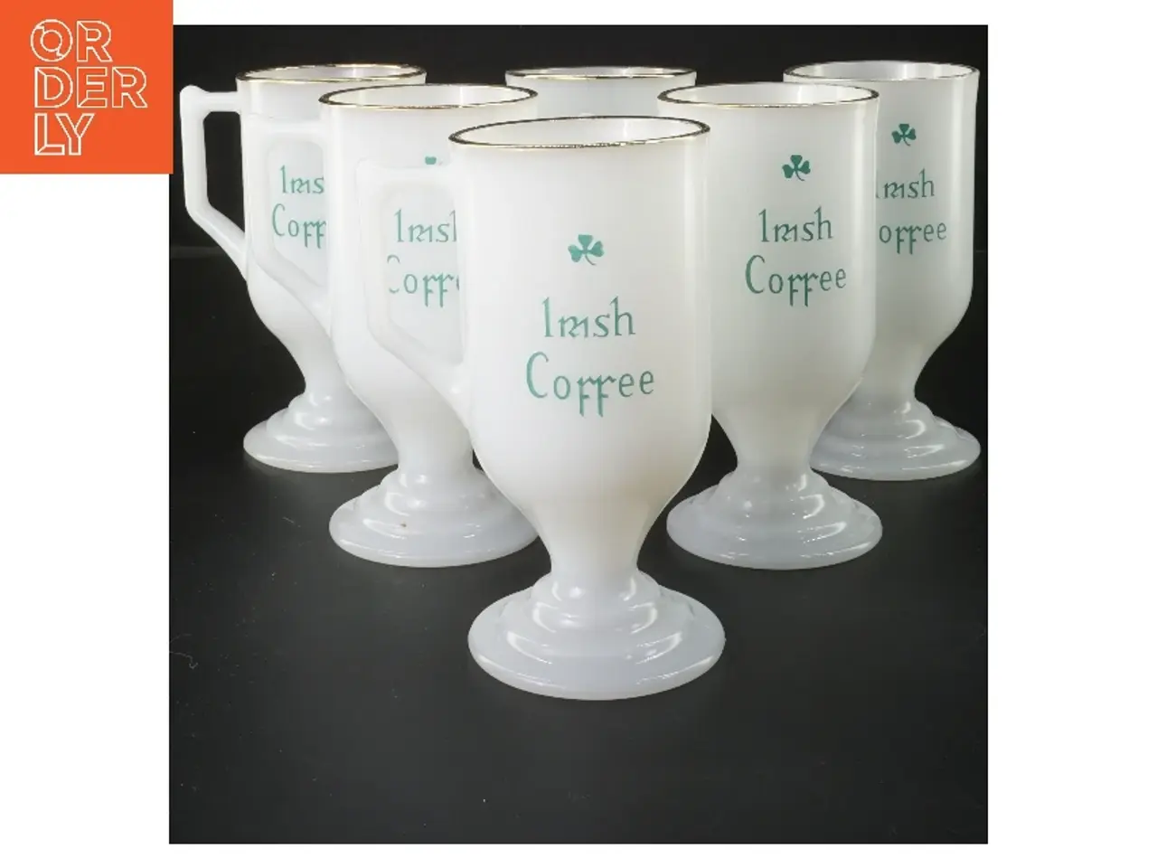 Billede 1 - Set af 6 Irish Coffee glas (str. 6 stk Ø 7 cm længde 14,5 cm)