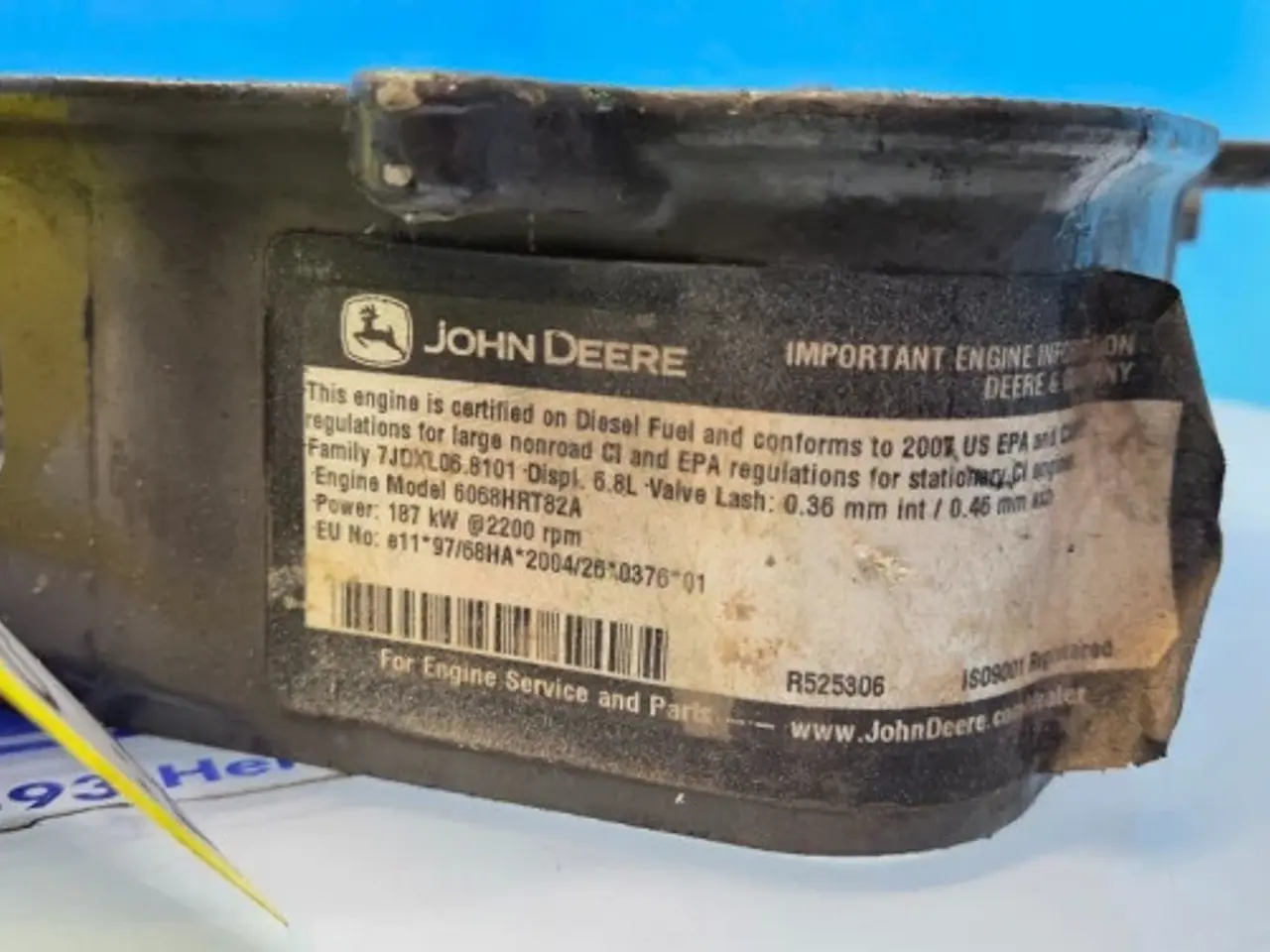 Billede 12 - John Deere 6068 Dæksel DZ107828