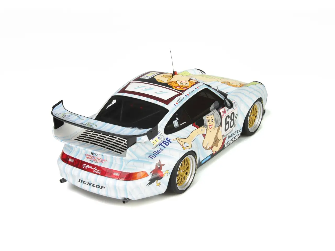 Billede 6 - 1998 Porsche 911 / 993 GT2 #68 Le Mans - 1:18