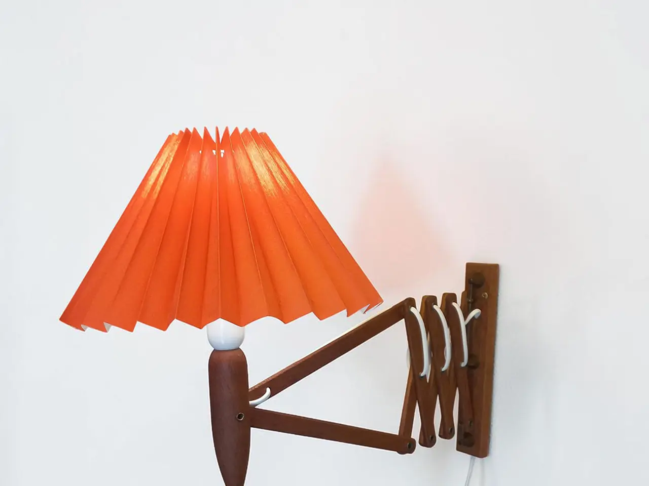 Billede 5 - LYFA sakselampe teak messing ca 1960