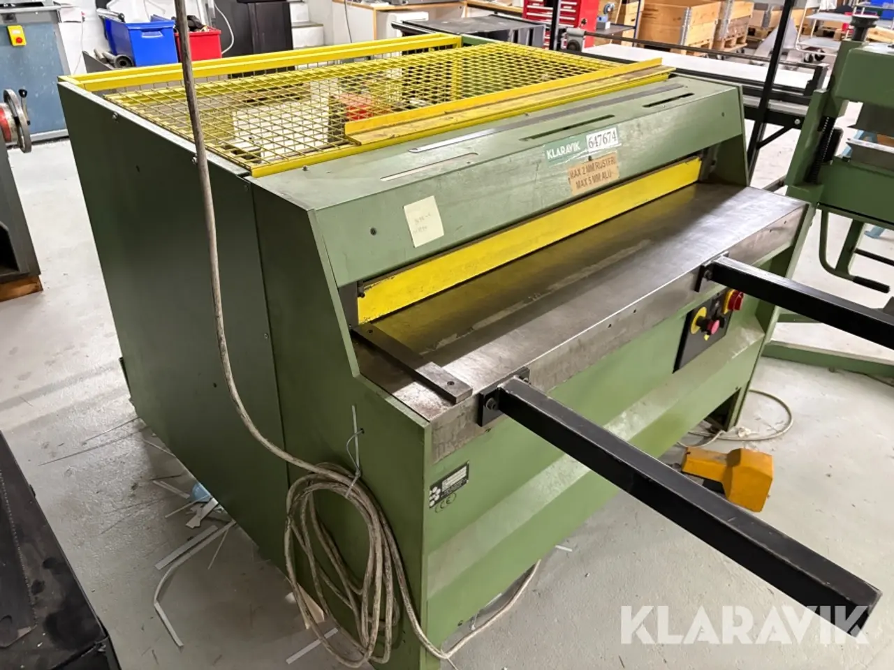 Billede 8 - Pladeklipper HM Jbs-1250/3.0