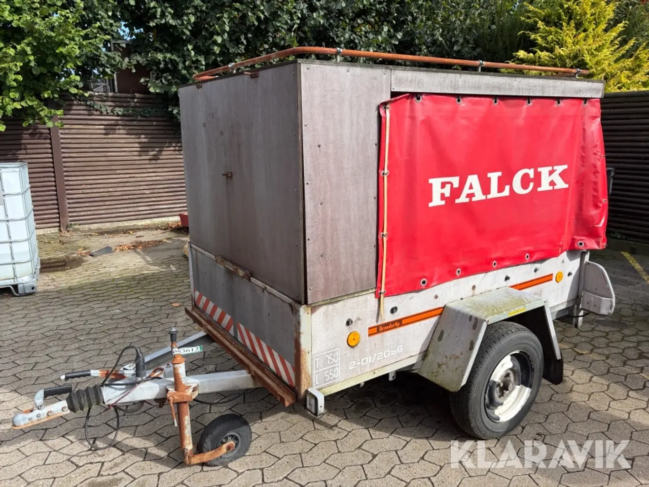 Billede 1 - Trailer Brenderup - 750kg - med bremser