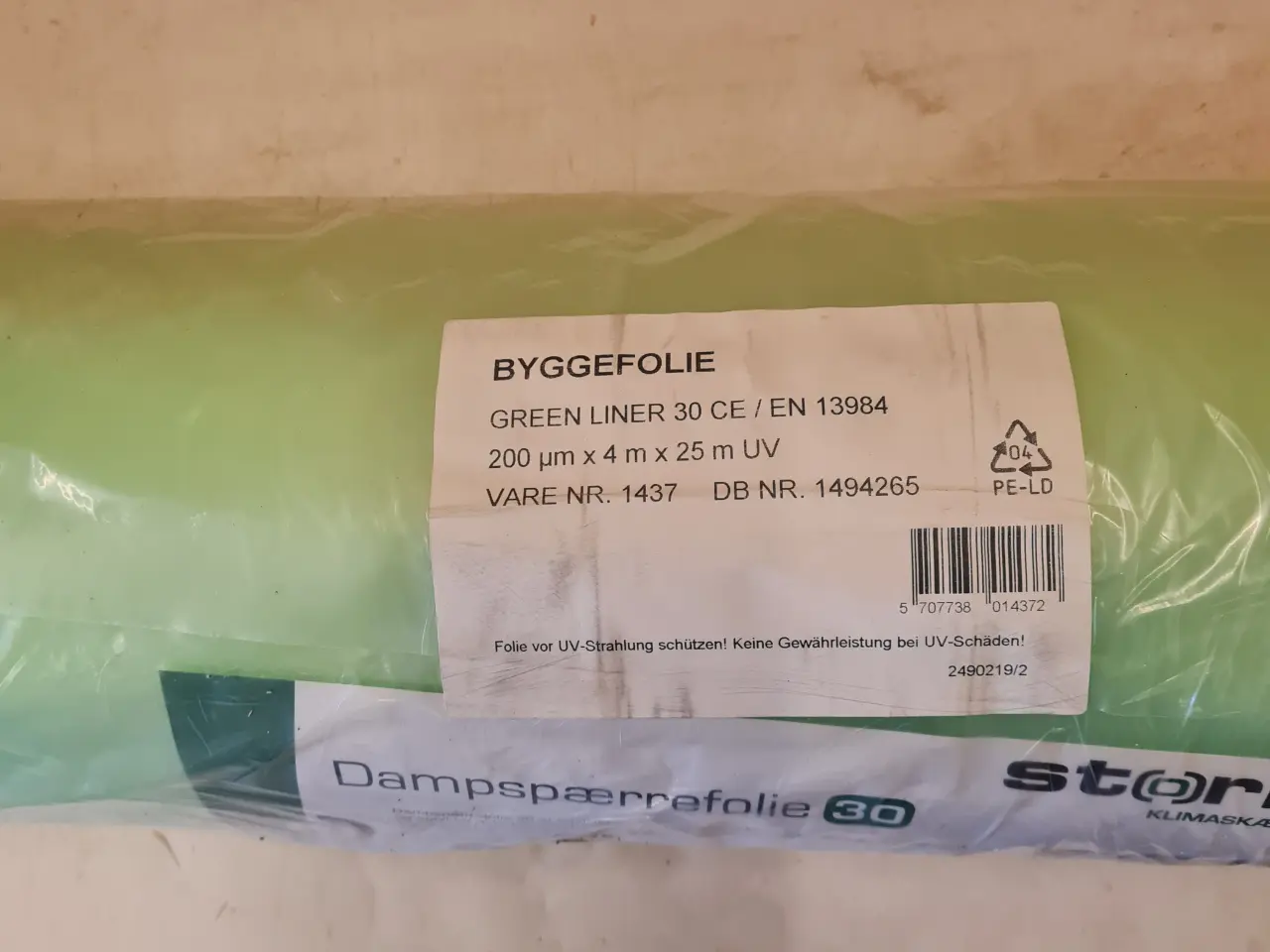 Billede 2 - Dampspærre