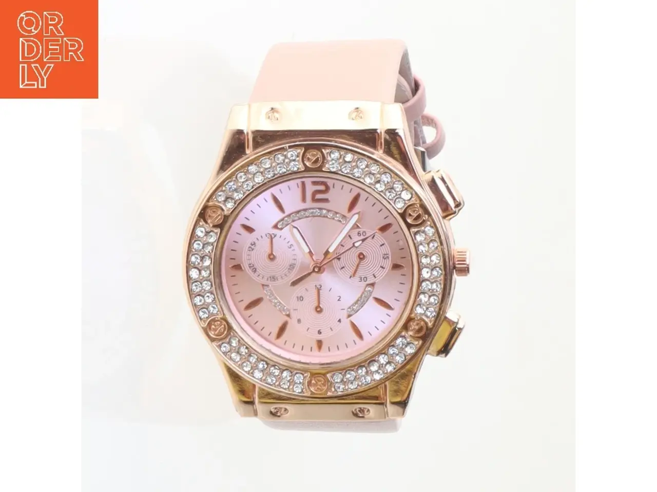 Billede 1 - Ur og armbåndssæt (str. ur ø 4,5 cm, armbånd ø 9 cm)