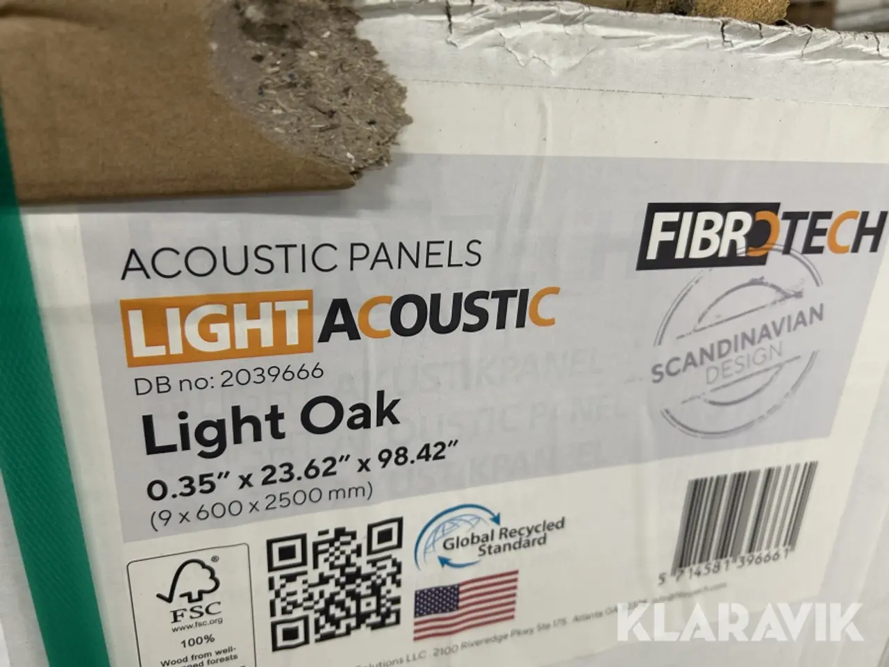 Billede 7 - Akustikpaneler Fibrotech Light oak LIGHT 40 styk