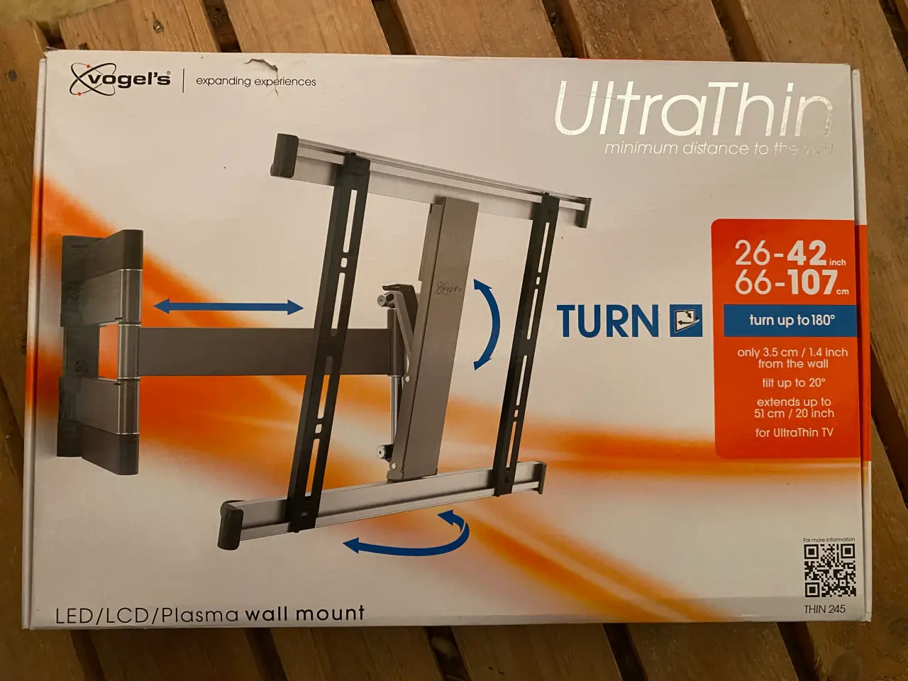 Billede 2 - Vogel Thin 245 TV-ophæng, dreje 180 grader