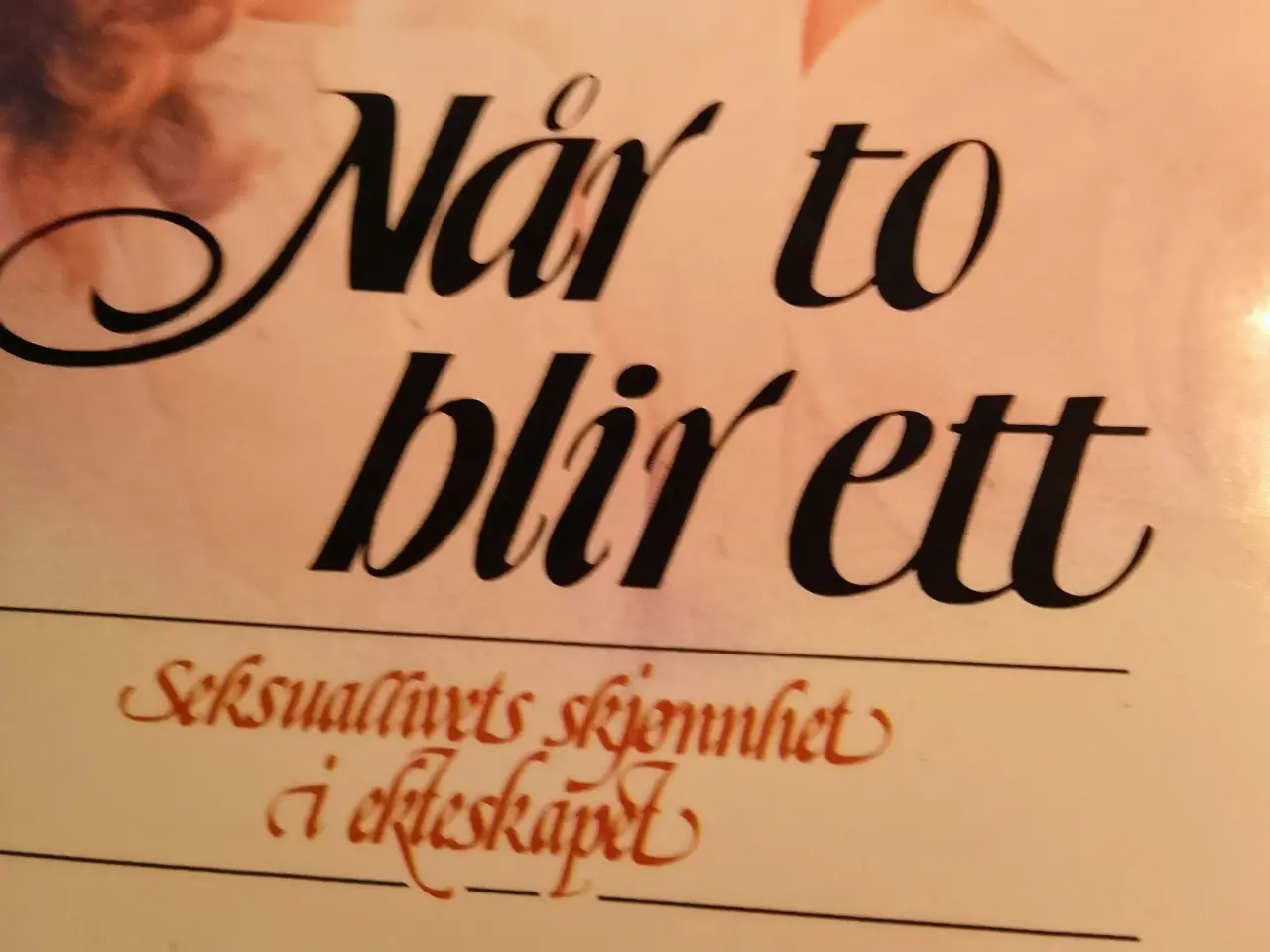 Billede 1 - Når to blir ett.