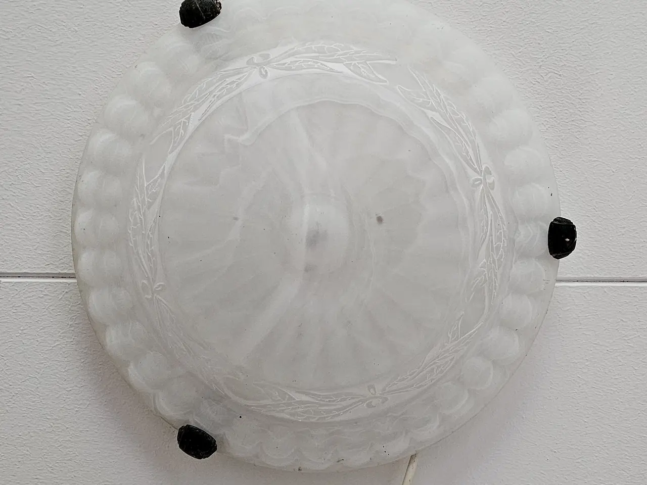 Billede 1 - Loftroset lampe, hvid