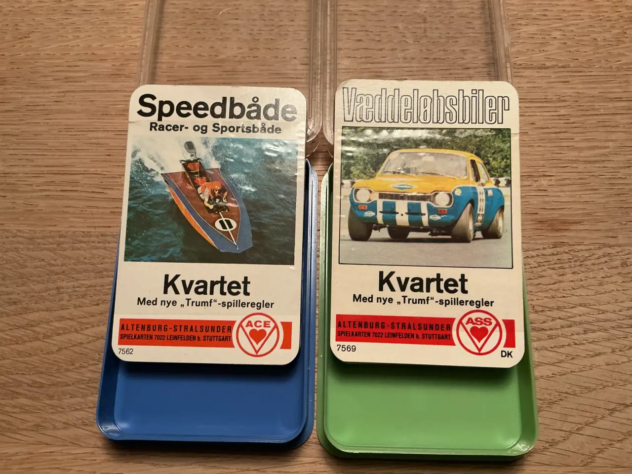 Billede 1 - Kvartet spillekort uåbnet retro