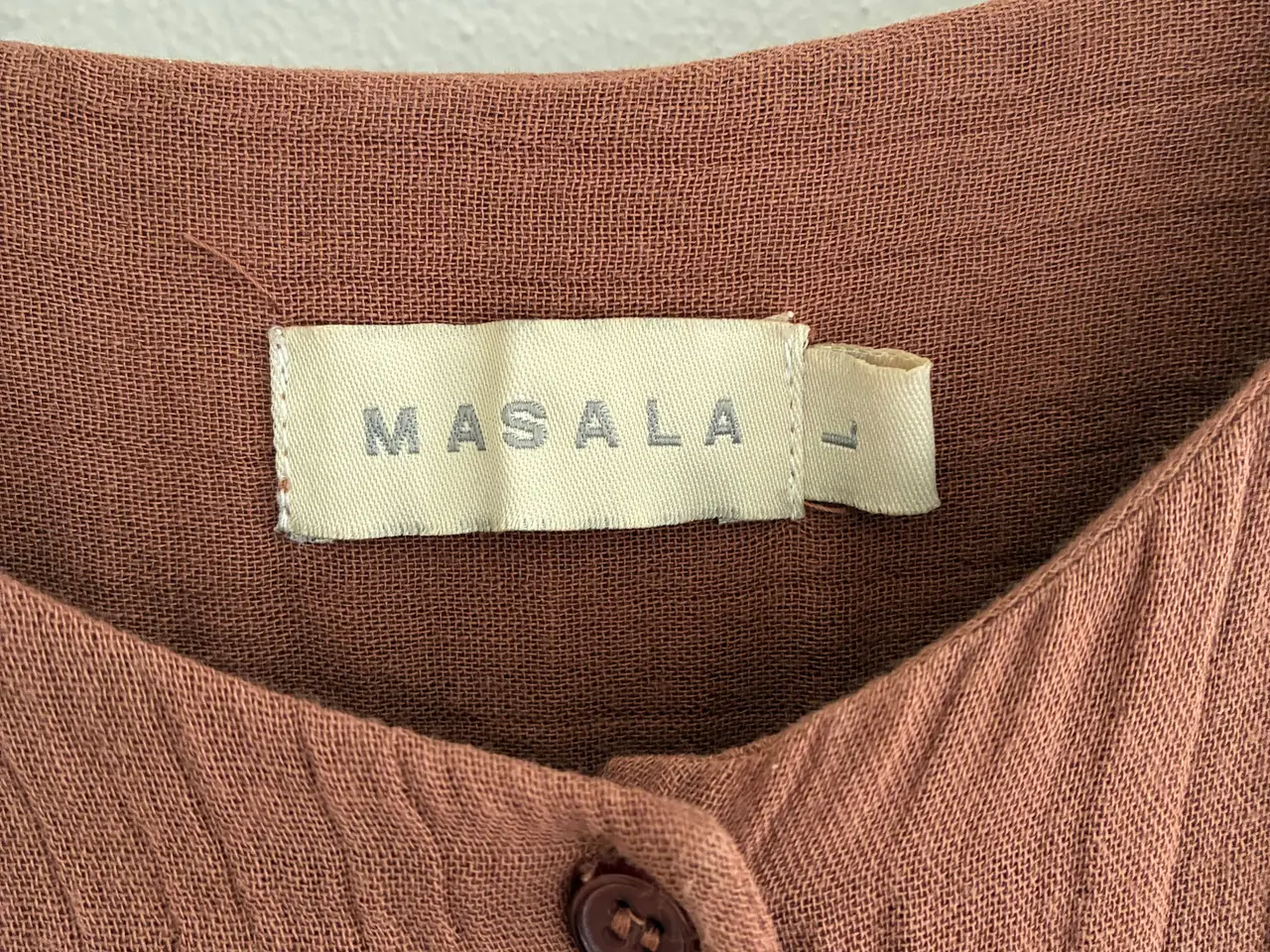 Billede 3 - Masala lang kjole 100%  bomuld str L.