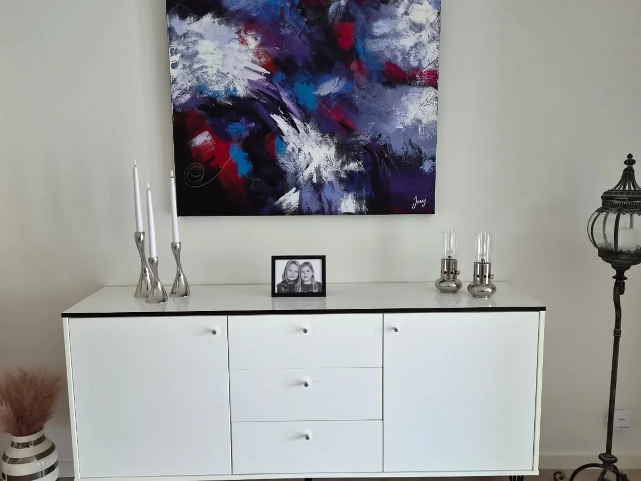 Billede 2 - Abstrakt maleri 100×100 cm